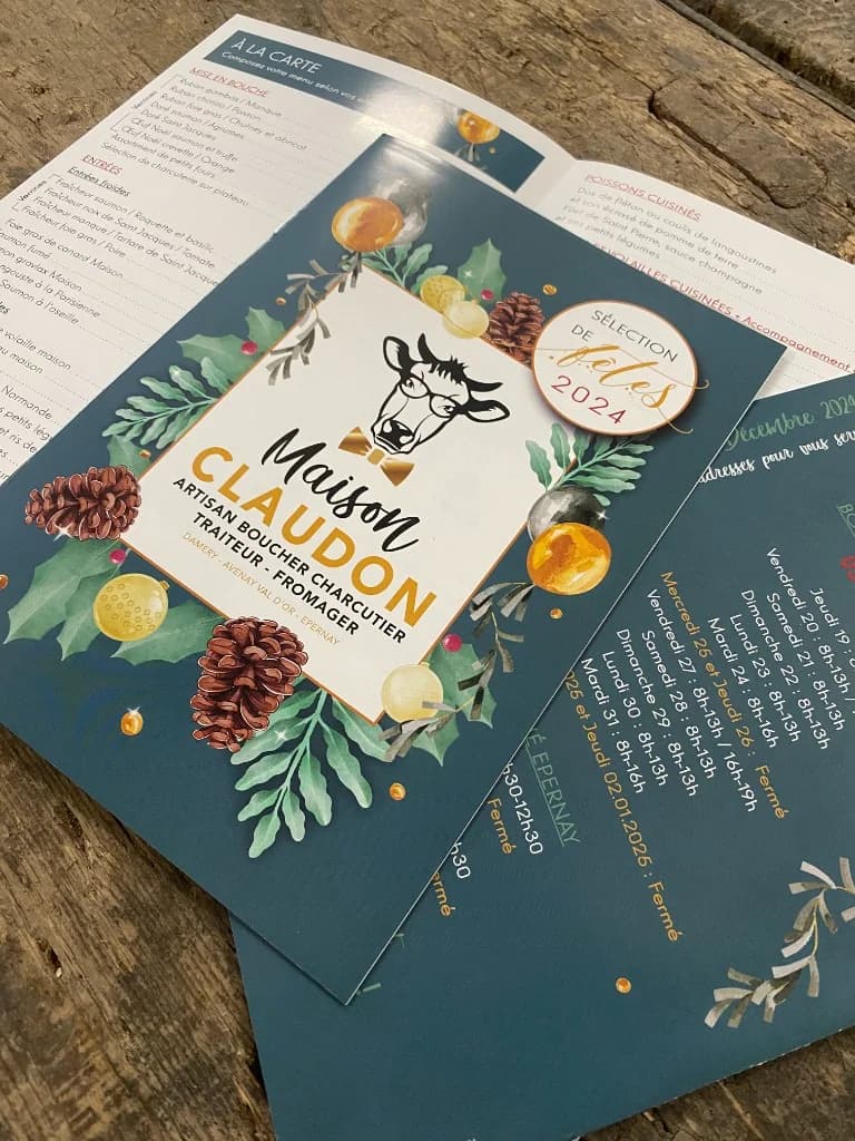 Livret de Fêtes · Maison Claudon
